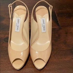 Jimmy Choo Nova Nude Patent heels